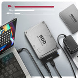 AXAGON USB-C 10Gbps FAST PORT X adapter for 2.5"/3.5" SSD/HDD | ADSA-FPX