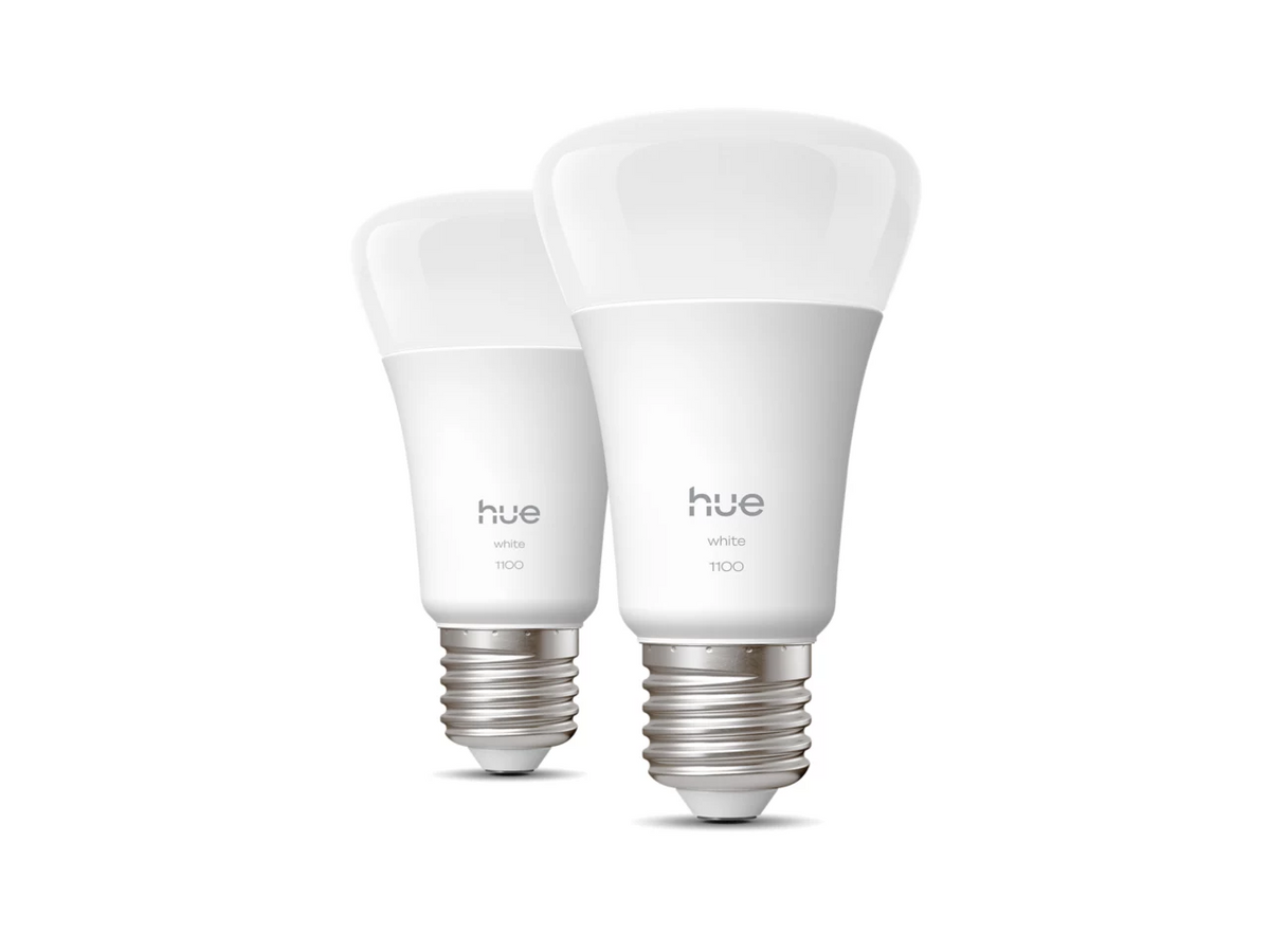 Philips Hue W 1100 A60 2P EU | E27 | 9.5 W | Soft white light | Bluetooth and Zigbee