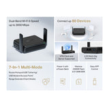 Mercusys AX3000 Travel Router | MR84X-Travel | 802.11ax | 574/2402 Mbit/s | 10/100/1000 Mbit/s | Mesh Support No | MU-MiMO No | No mobile broadband | Antenna type External Omni-directional | 1