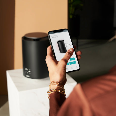 Duux Threesixty 2 Smart Fan + Heater | Fan and heater | 1800 W | Suitable for rooms up to 30 m² | Matt Black