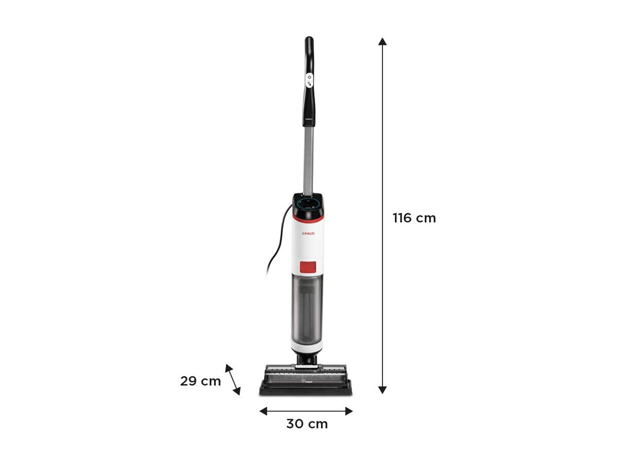 Polti Corded Steam Cleaner | RollySteam WD10 | Power 750 W | Water tank capacity 0.6 L | White/Black