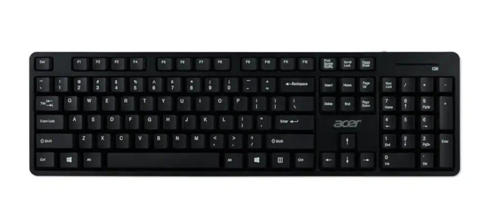 Acer Keyboard and Mouse AAK410 (Retail Pack) | Keyboard and Mouse Set | Wireless | US | Black