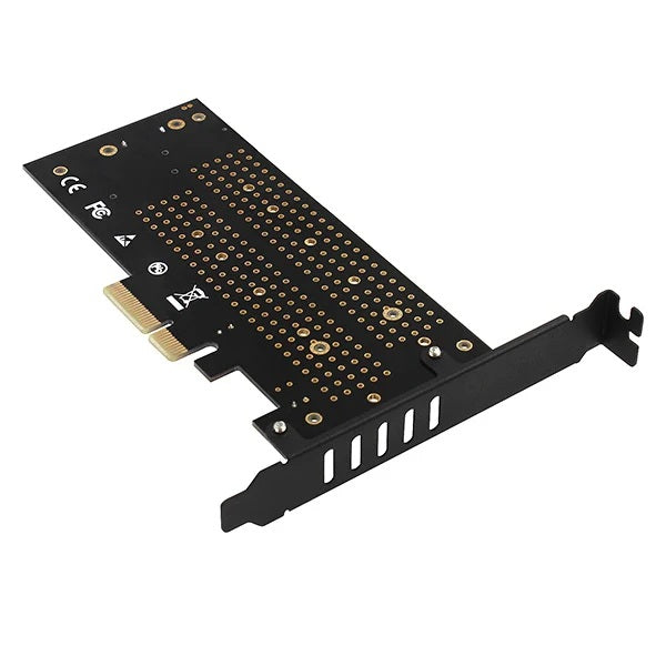 AXAGON PCIe NVMe with SATA M.2 adapter | PCEM2-DC