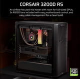 Corsair PC Case | 3200D RS | Mid-Tower | Smoke