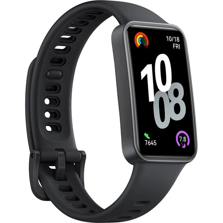 Huawei Band 10 | 1.47 inch AMOLED | Touchscreen | Heart rate monitor | Waterproof | Bluetooth | Black