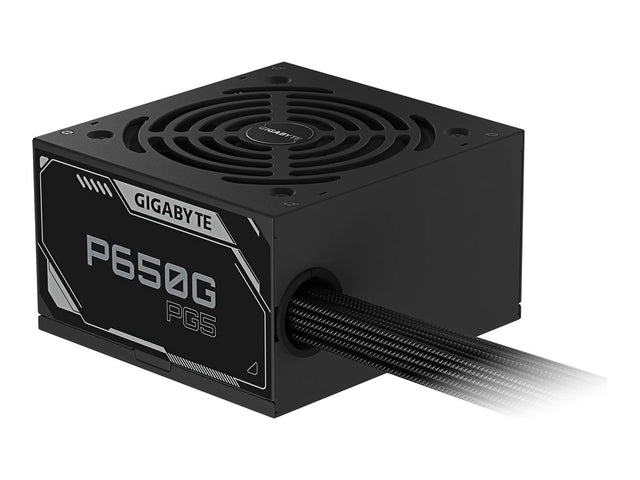 Gigabyte Power Supply | Processor family AMD | P650G PCIE 5.1 | 650 W | Processor socket AM4 | DDR4 DIMM | Memory slots 2 | Supported hard disk drive interfaces 	SATA, M.2 | Number of SATA connectors 4 | Chipset AMD A520 | Micro ATX