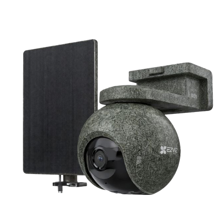 EZVIZ Ranger Battery-Powered PT Camera Kit with Solar Panel | CS-EB8/SP | Dome | 8 MP | 2.8mm | IP65 | H.264/H.265 | Micro SD, Max. 512 GB