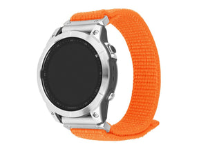 Fixed | Sporty Strap for Garmin QuickFit 26mm | 160-210 mm | Nylon | Orange