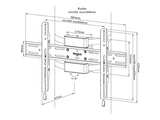 Neomounts Pillar Mount | WL30S-910BL16 | Level adjustment | 40-75 " | Maximum weight (capacity) 50 kg | Black