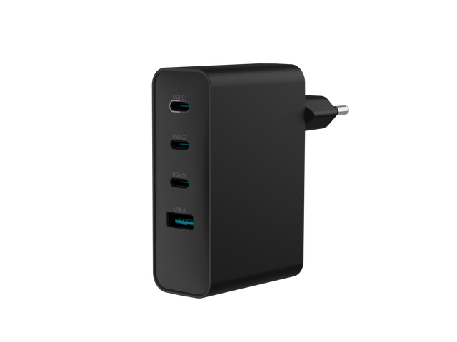 Natec Ribera USB Charger, 1x USB-A + 3x USB-C | NUC-2234