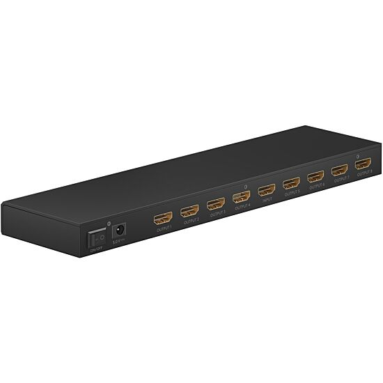 Goobay | HDMI Splitter 1 to 8 (4K at 60 Hz) | 58484