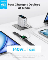 Anker Charger 4-Port with USB-C Cable, 140W | B2697G41