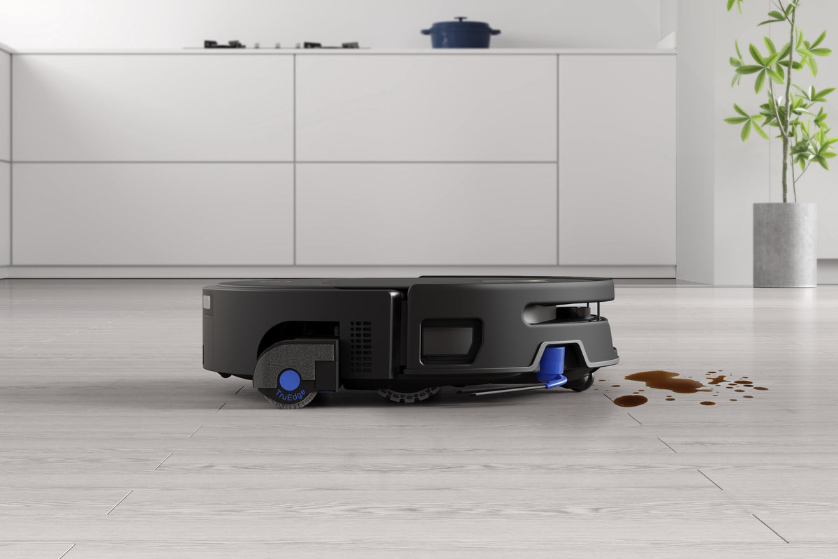 Ecovacs DEEBOT T90S PRO OMNI Vacuum Cleaner,Robot,Wet&Dry,40000Pa,TruEdge 3.0,ZeroTangle 4.0,OZMO Roller 3.0,Black+OMNI Auto-Empty Station | Ecovacs