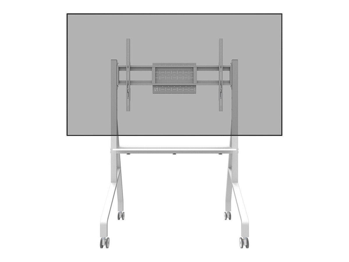 Neomounts Floor stand | FL50-525WH1 TV trolley | Adjustable Height | 55-86 " | Maximum weight (capacity) 76 kg | White