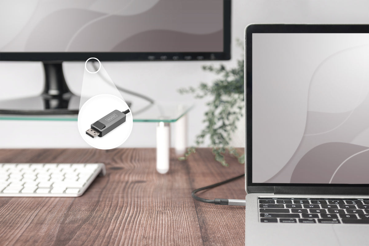 Digitus | Bi-directional Adapter Cable | DB-300334-010-S | USB-C to DisplayPort