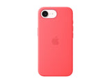 Apple iPhone 17e Silicone Case with MagSafe – Bright Guava | Apple
