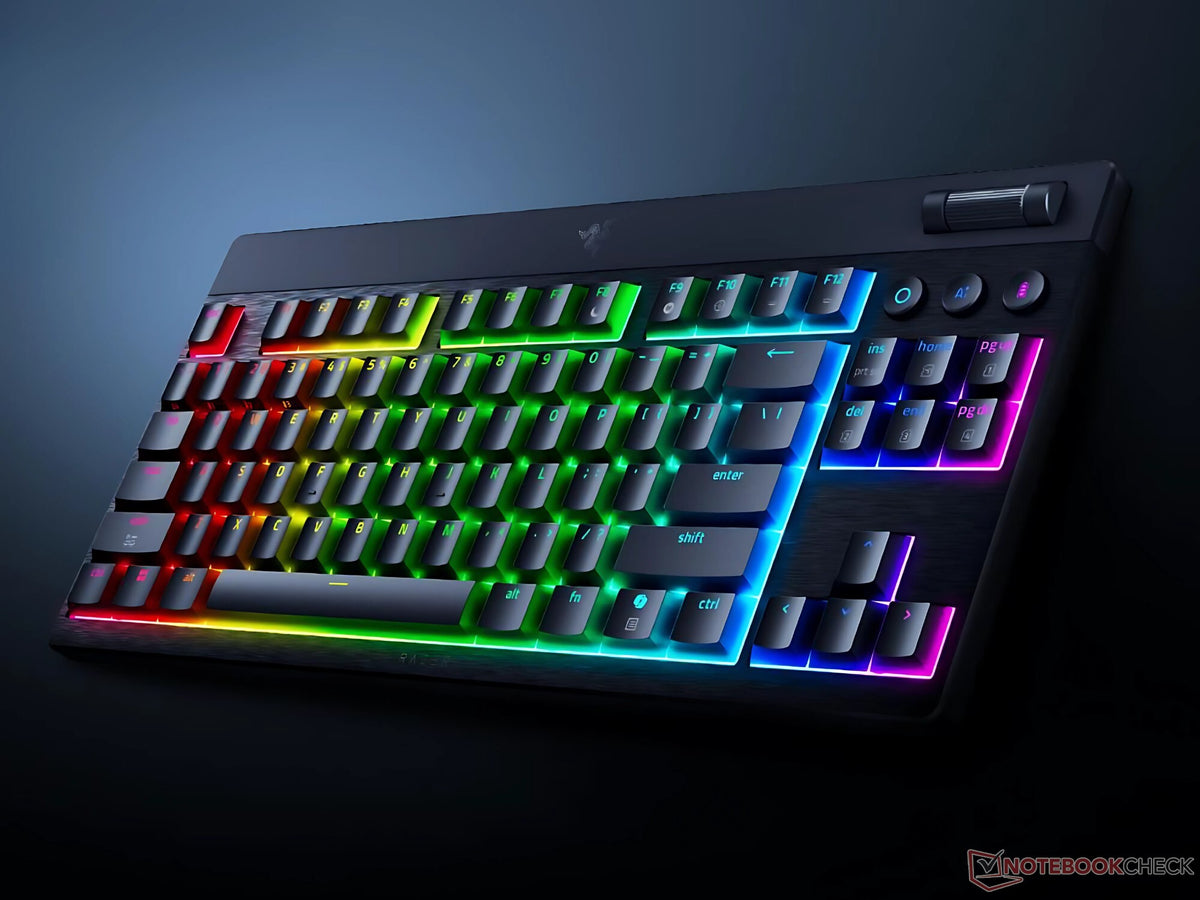 Razer | BlackWidow V4 Low-Profile HyperSpeed | Keyboard | Wireless | US | Bluetooth | Orange Switches | Black