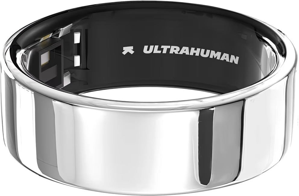 Ultrahuman | Ring Air | Space Silver | Size 10 | Smart Ring