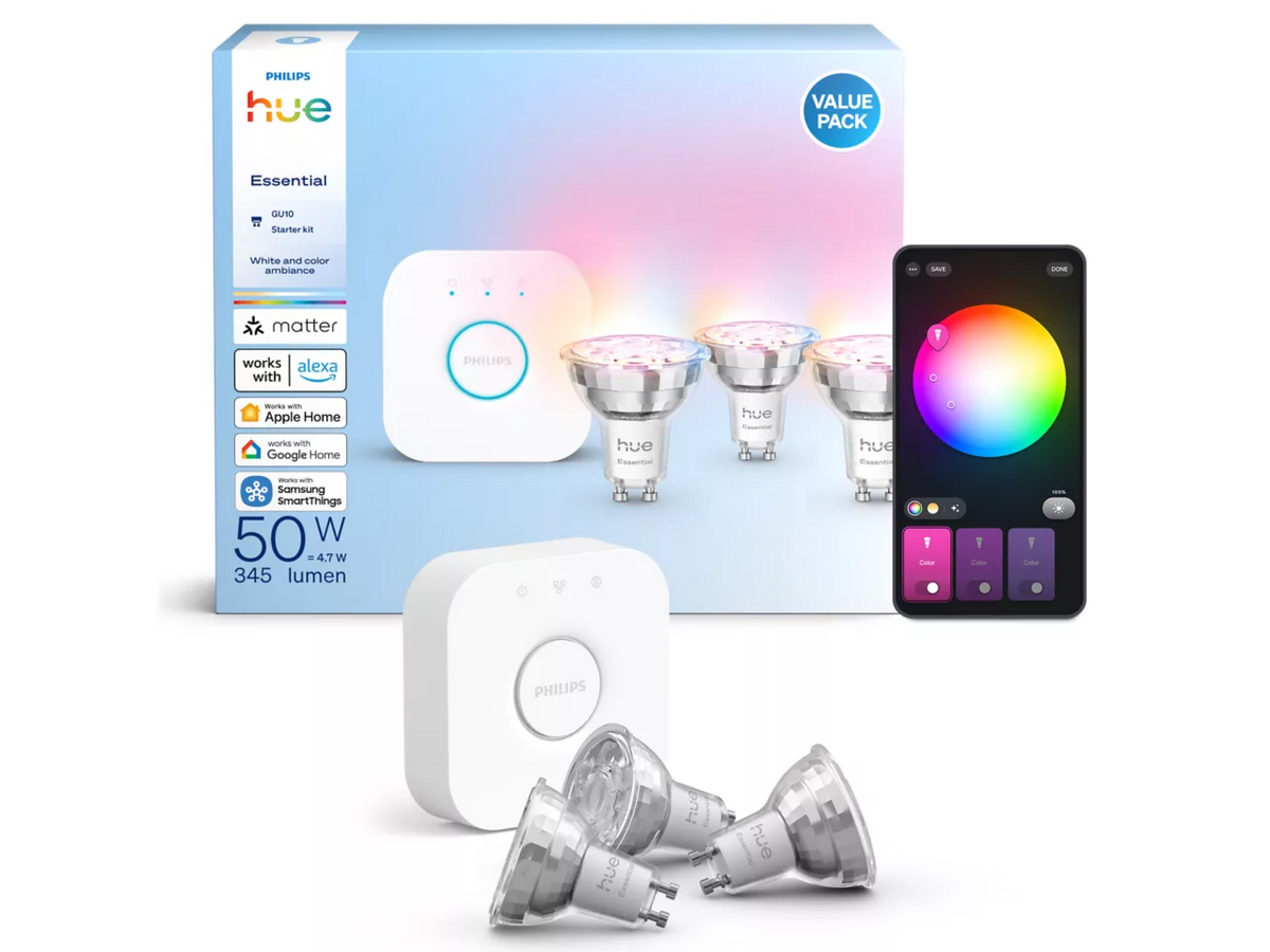 Philips Hue E WCA 345 GU10 3kit EU | GU10 | 3 W | 16 million colors, White and colored light