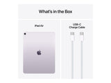 Apple | iPad Air Wi-Fi + Cellular | 13 " | Purple | IPS | 2732 x 2048 pixels | Apple M3 | 8 GB | 128 GB | 3G | 4G | 5G | Wi-Fi | Front camera | 12 MP | Rear camera | 12 MP | Bluetooth | 5.3 | iPadOS | USB-C charging cable