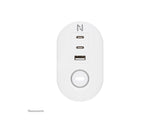 Neomounts | Desk socket with clamp and USB-C and USB-A ports - Quick charge | DS22-840WH6