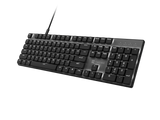 Natec Amberjack | Keyboard | Wired | US | Linear | White backlight, Hot-swappable switches, Anti-ghosting, Built-in memory, Macro recording | Black/Gray
