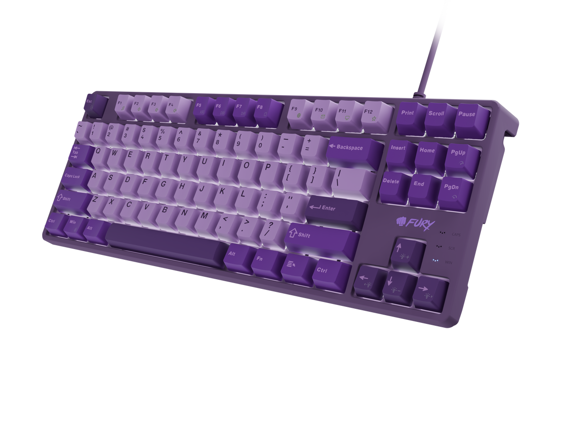 Fury | Kanabo K2 | Gaming Keyboard | Wired | US | Linear | Purple