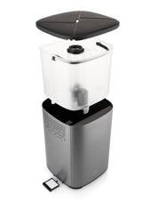 ETA Humidifier | Noble Smart 5629 90000 | 110 W | Water tank capacity 4 L | Suitable for rooms up to 50 m² | Ultrasonic | Grey | Humidification capacity 500 ml/hr