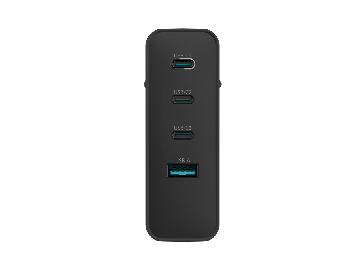 Natec Ribera USB Charger, 1x USB-A + 3x USB-C | NUC-2234