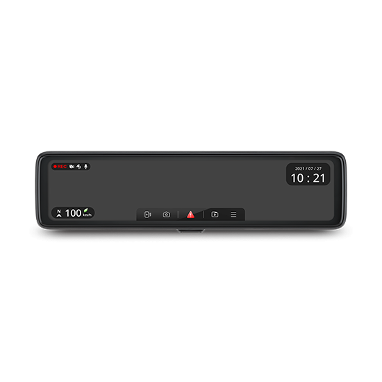 Mio MiVue R860WD, Dash Cam | GPS | Wi-Fi | Front and rear cams synchronized for recording with an unobstructed view; 11.26" IPS anti-glare touchscreen; Upgrade to the STARVIS 2 technology for clear details; Integrated high speed Wi-Fi – Quick pairing usin