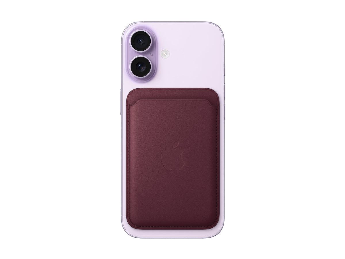 APPLE iPhone FineWoven Wallet with MagSafe - Burgundy | Apple