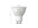 Philips Hue Starter set: 3 GU10 bulbs, dimmer switch, Hue Bridge Pro | GU10 | Zigbee, Wi-Fi, Bluetooth