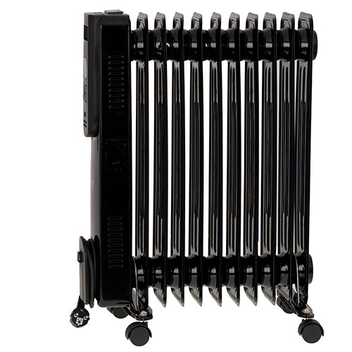 Camry | Heater | CR 7813 | Oil Filled Radiator | 2500 W | Number of power levels 3 | Black