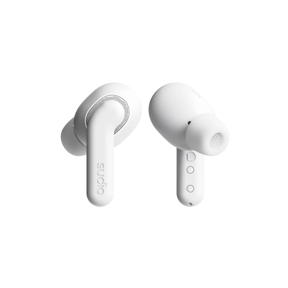Sudio Earbuds | E4 Pro | Bluetooth | In-ear | Microphone | Cloud White | Noise canceling | Noise reduction