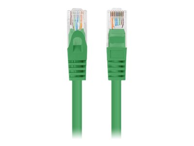 Lanberg Patchcord CAT.5E UTP 1M fluke passed 10-pack, Green | PCU5-20CC-0100-G