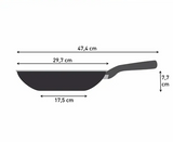 TEFAL Pan | C4261943 | Wok | Diameter 28 cm | Suitable for induction hob | Fixed handle