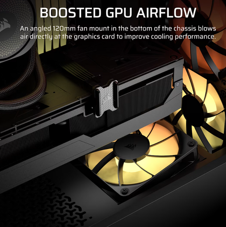 Corsair PC Case | 3200D RS ARGB | Mid-Tower | Smoke