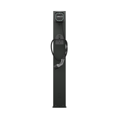 Wallbox | Pedestal Eiffel Basic Dual for Pulsar family, Black