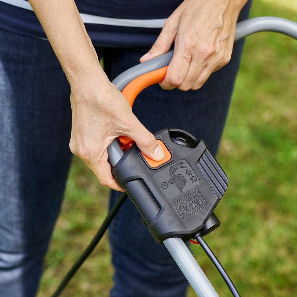 BLACK & DECKER | BEMW351-QS Electric Lawn Mower, 1000 W, 32 cm