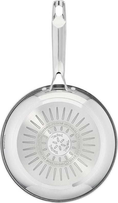 TEFAL Pan | G7320434 Duetto+ | Frying | Diameter 24 cm | Suitable for induction hob | Fixed handle | Black/Silver