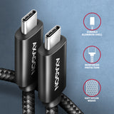 AXAGON | Data and charging USB 480Mbps cable, 2.5 m | BUCM2-CM25AB | USB-C to USB-C