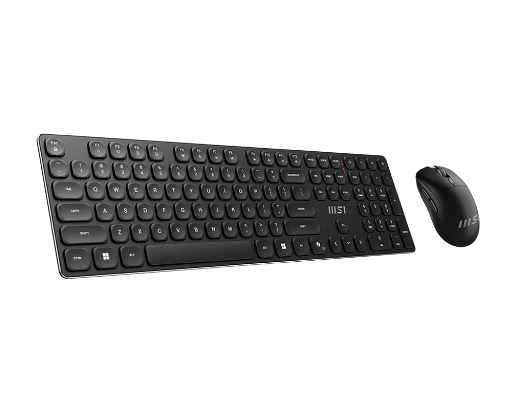 MSI | FORGE K210 | Keyboard and Mouse Set | Wireless | Mouse included | US | Scissor | Black