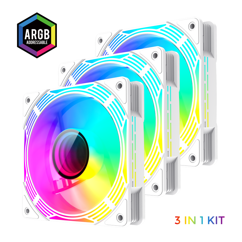Gamemax Case Fan | KF300 WH | White