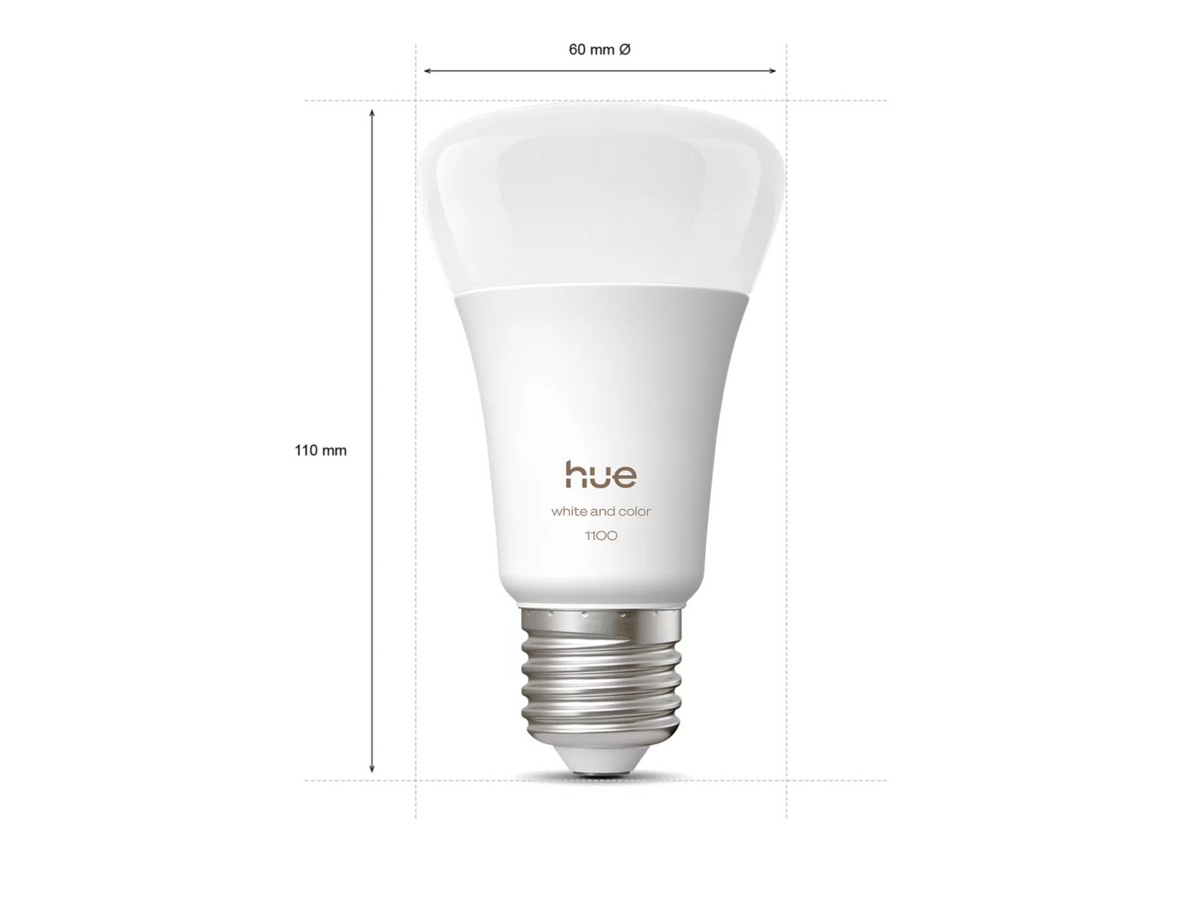 Philips Hue Starter set: 3 smart E27 bulbs, dimmer switch, Hue Bridge Pro | E27 | White and colored light