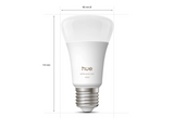 Philips Hue Starter set: 3 smart E27 bulbs, dimmer switch, Hue Bridge Pro | E27 | White and colored light