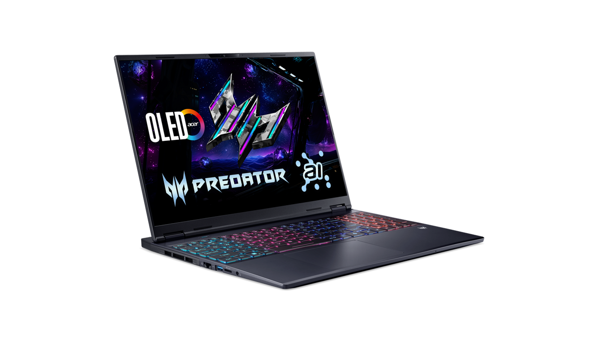 Acer | Predator Helios Neo 16S AI PHN16S-71-7556 | Abyssal Black | 16 " | OLED | WQXGA | 2560 x 1600 pixels | Intel Core Ultra 7 | 255HX | 16 GB | DDR5 | Solid-state drive capacity 1000 GB | NVIDIA GeForce RTX 5060 | GDDR7 | 8 GB | Windows 11 Home | 802.1