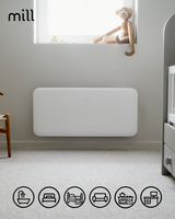 Mill | IB1000DN | Panel Heater | 1000 W | Suitable for rooms up to 12-16 m² | White | IPX4