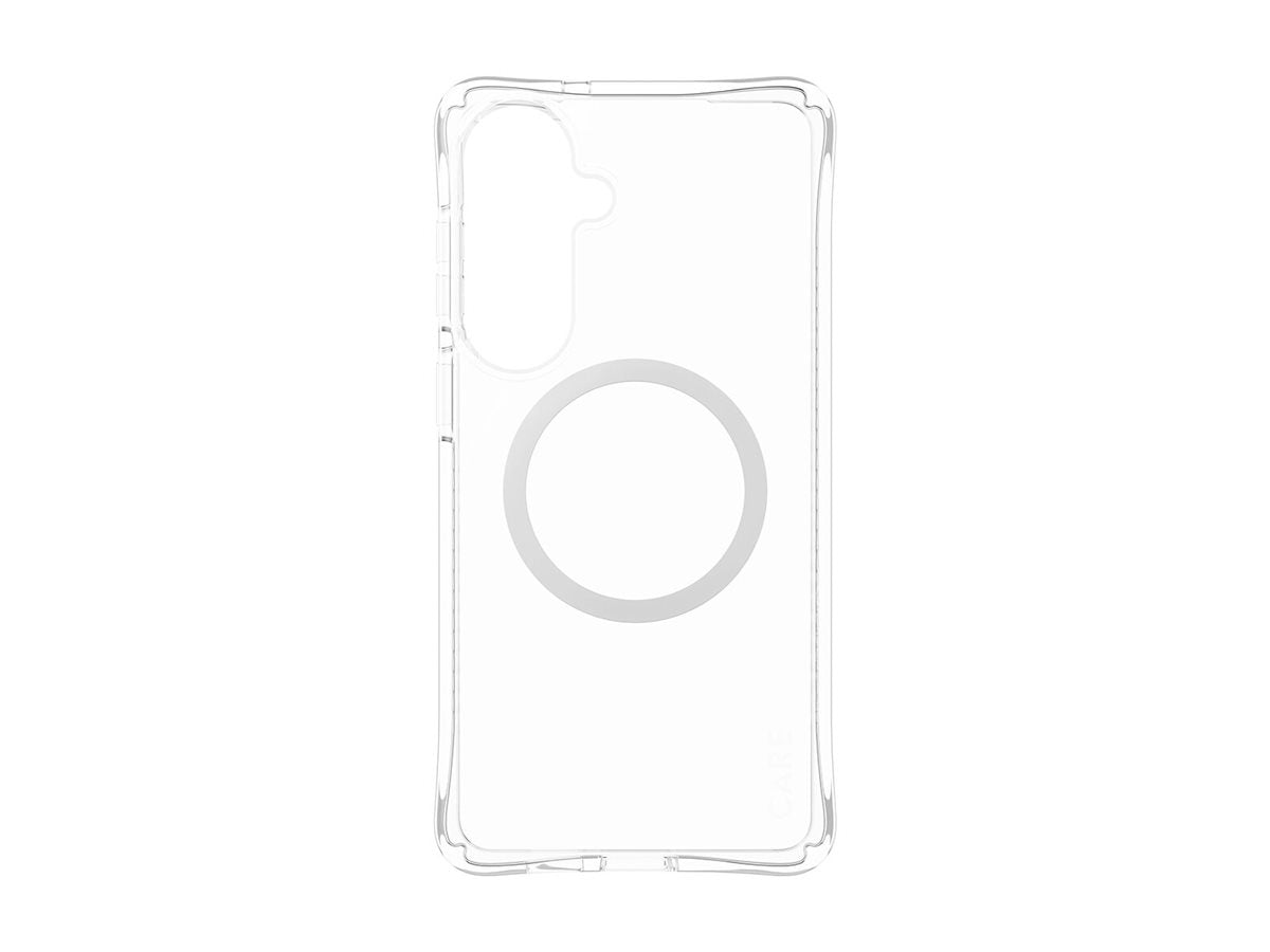 CARE by PanzerGlass Samba Case Transparent w. White Qi Samsung New Galaxy S26 Plus | PanzerGlass