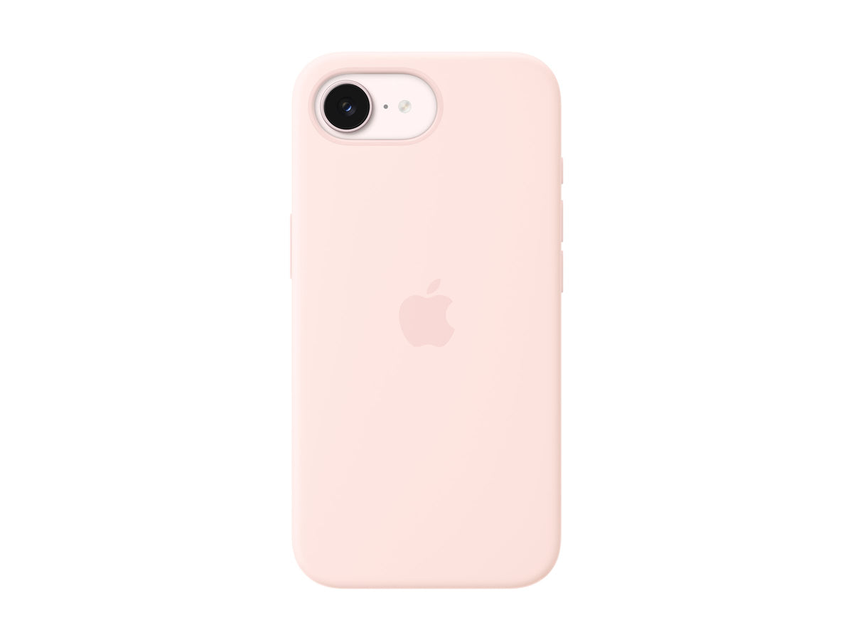 Apple iPhone 17e Silicone Case with MagSafe – Soft Pink | Apple