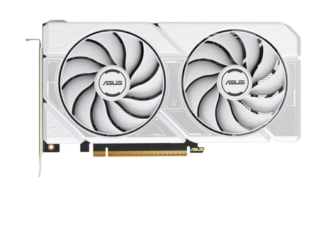 Asus Dual GeForce RTX 5060 White OC Edition 8GB GDDR7 | NVIDIA | 8 GB | GeForce RTX 5060 | GDDR7 | HDMI ports quantity 1 | PCI Express 5.0